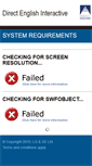 Mobile Screenshot of interactive.directenglish.com