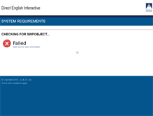 Tablet Screenshot of interactive.directenglish.com